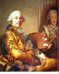 Portrait of Alexander Roslin: Self-portrait