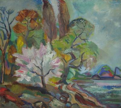 Sample artwork by Jules Victor Richard Schyl (1893 - 1977), known for landscape, urban scene, still life portrait and figure painting, graphics - View similar artists and auction records
