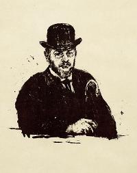 Portrait of Max Slevogt: Etching by Emil Orlik 1917