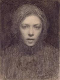 Portrait of Ellen Thesleff: Self-portrait