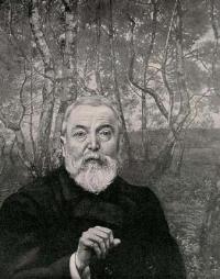 Portrait of Hans Thoma: Self-portrait