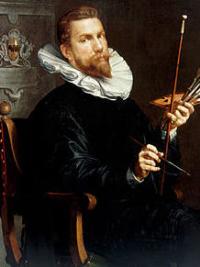 Portrait of Joachim Anthoniszoon Wtewael: Self-portrait, 1601