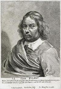 Portrait of Jan Hermansz Van Bijlert: engraving by Pieter de Bailliu