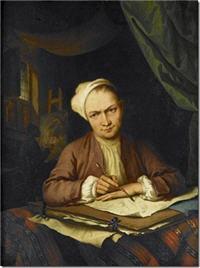 Portrait of Christian Wilhelm Ernst Dietrich: Self-portrait