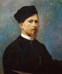 Portrait of Peter Nicolai Arbo: Self-portrait
