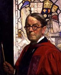 Portrait of Robert Anning Bell: Self-portrait