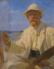 Portrait of Peder Severin (PS) Kroyer: Self-portrait