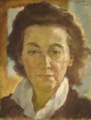 Portrait of Lotte Laserstein: Self-portrait