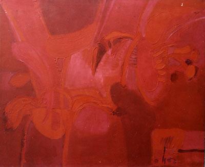 Sample artwork by Gilberto Navarro (1931 - 2019), known for abstract easel painting, murals, teaching - View similar artists and auction records