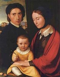 Portrait of Johann Friedrich Overbeck: Self-portrait