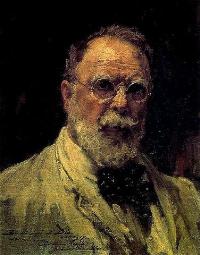 Portrait of Francisco Pradilla Y Ortiz: Self-portrait