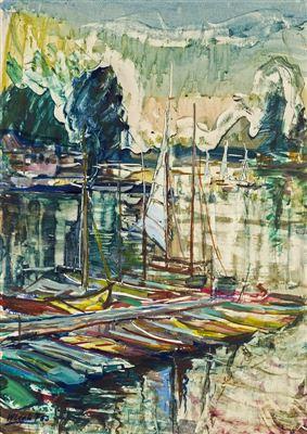 Sample artwork by Franz Wlcek (1911 - 1999), known for painting - View similar artists and auction records