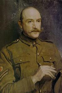 Portrait of Arthur Ernest Streeton: by George Lambert