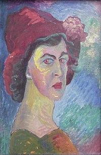 Portrait of Marianne Von Werefkin: Self-portrait