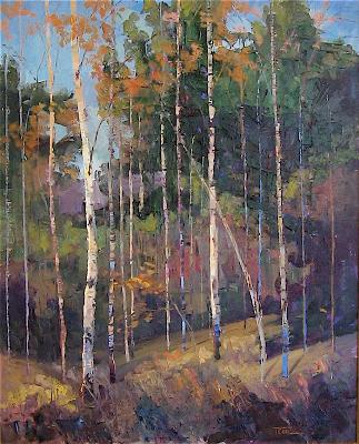 Sample artwork by Troy Collins (20/21st century), known for impressionist landscape and floral painting - View similar artists and auction records