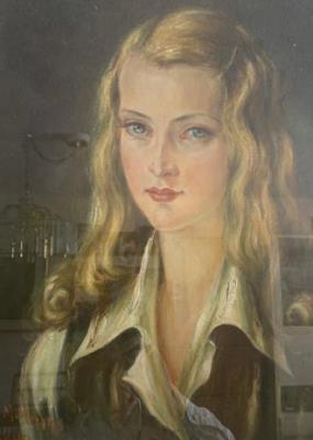 Sample artwork by Paul Mak (1891 - 1967), known for miniature portrait painting, caricatures, illustration - View similar artists and auction records