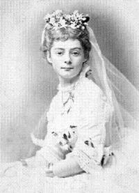 Portrait of Marian Ellis Rowan: taken on the artist's wedding day