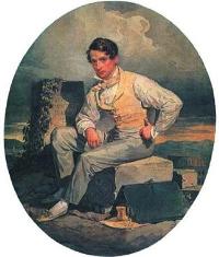 Portrait of Alexander Pavlovich Brulloff: Self-portrait