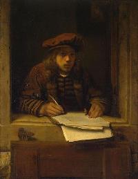 Portrait of Samuel Van Hoogstraten: Self-portrait