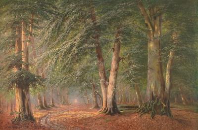Sample artwork by Olga Caecilia Elisabeth Potthast von Minden (1869 - 1942), known for land and skyscape painting, figures in landscape, portraits - View similar artists and auction records
