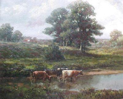 Sample artwork by Eugene Ferguson (19/20th century), known for landscape paintings with trees - View similar artists and auction records