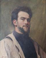 Portrait of J Barry Greene: Self-portrait