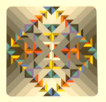 Sample artwork by Marko Spalatin (Born 1945), known for op-art, geometric - View similar artists and auction records