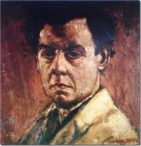 Portrait of Edmond Van Offel: Self-portrait