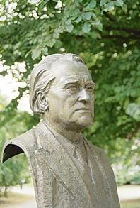 Portrait of Pierre Paulus: Portrait Bust by Alphonse Darville