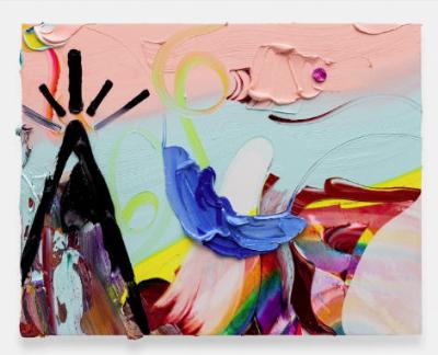 Sample artwork by Erin Loree (Born 1988), known for abstract oil painting, swirl images - View similar artists and auction records