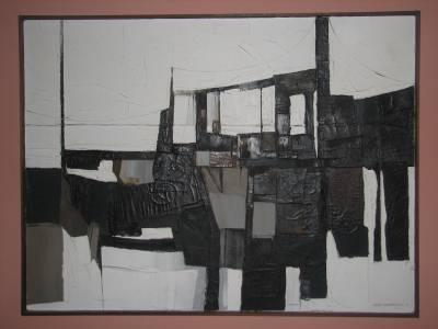 Sample artwork by Albert Swayhoover (Born 1931), known for textured landscape - View similar artists and auction records