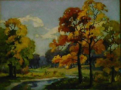 Sample artwork by William Eppens (1885 - 1956), known for landscape painting, illustration, block prints - View similar artists and auction records