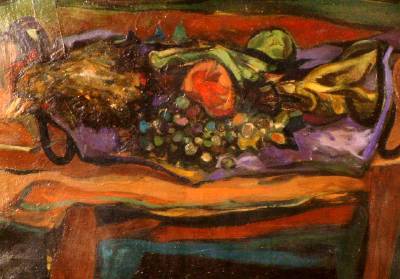 Sample artwork by William Quinn (1929 - 2022), known for abstract expression, modernist-leaning landscape painting, professor - View similar artists and auction records