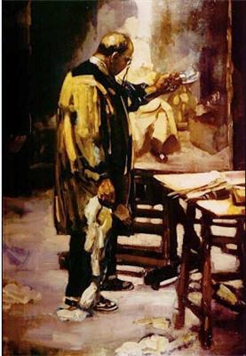 Sample artwork by Eugene H Thomason (1895 - 1972), known for genre and portrait painting - View similar artists and auction records