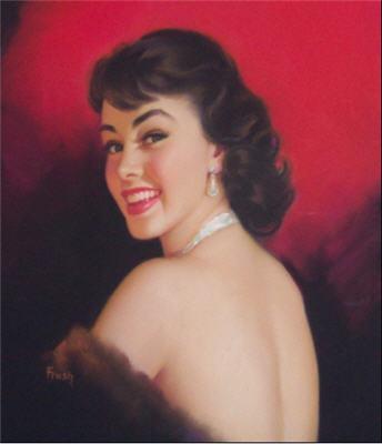 Sample artwork by Pearl Frush (Born 1905), known for female figure, pin-up, illustration - View similar artists and auction records