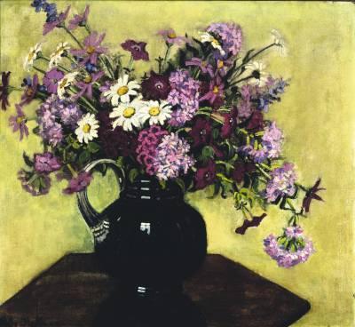 Sample artwork by Polly Johnston Hoffman (1890 - 1949), known for floral still-life and landscape painting, teaching - View similar artists and auction records