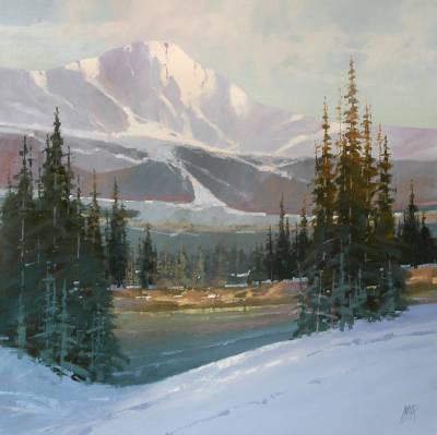 Sample artwork by David Mayer (Born 1944), known for landscape - View similar artists and auction records