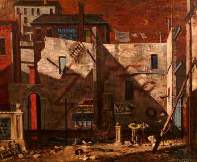 Sample artwork by Dean Ellis (1920/22 - 2009), known for illustrator-fantasy - View similar artists and auction records