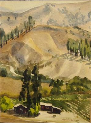 Sample artwork by Isabelle Schrock (1903 - 1995), known for industrial, architecture, landscape - View similar artists and auction records