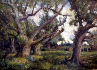 Sample artwork by Eurilda Loomis France (1865 - 1931), known for garden scene, still life and portrait painting - View similar artists and auction records