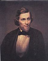 Portrait of Jasper Francis Cropsey: Portrait by Edward L. Mooney 1847
