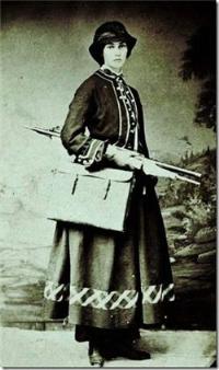 Portrait of Fidelia Bridges