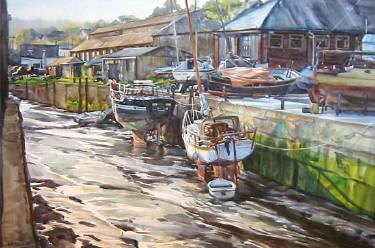 Sample artwork by Gerald Fritzler (Born 1953), known for landscape, animal, figure - View similar artists and auction records
