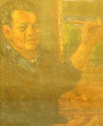 Sample artwork by Jennings Tofel (1891 - 1959), known for mod historical, symbolic and allegorical figure painting - View similar artists and auction records