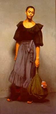 Sample artwork by Harvey Dinnerstein (1928 - 2022), known for figurative, genre-crowds, illustrator - View similar artists and auction records