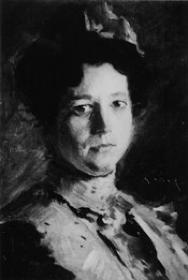 Portrait of Martha Walter: Portrait of Martha Walter by William Merritt Chase
