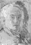 Portrait of Moses Soyer: Self-portrait