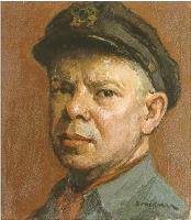 Portrait of Robert Brackman: Self-portrait