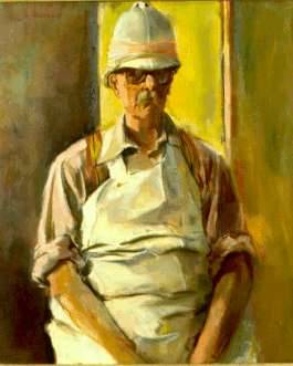 Sample artwork by Louis George Bouche (1896 - 1969), known for genre, landscape, still-life and mural painting - View similar artists and auction records