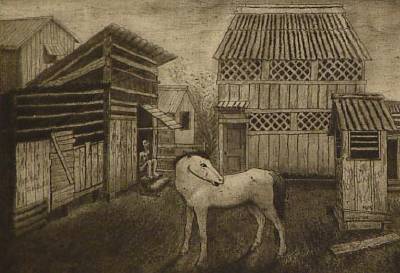 Sample artwork by Nicolas Mordvinoff (1911 - 1973), known for children's book illustration, cartoons, portrait and figure painting - View similar artists and auction records